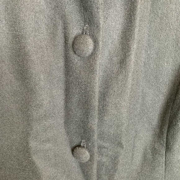 Vintage Pendleton Women 12 Black/Cheetah Virgin Wool Blazer Jacket Lagenlook - Picture 3 of 10